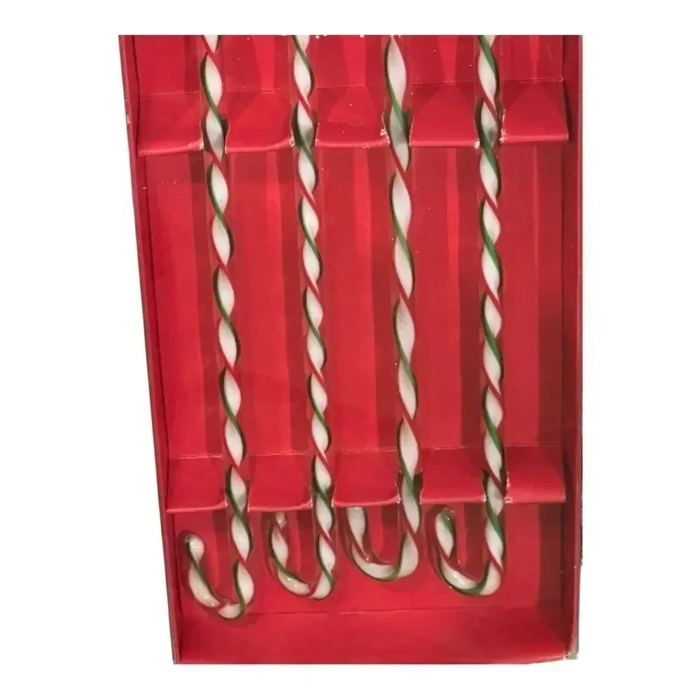 Pier 1 Candy Cane drink stirrers / tree ornaments 5 boxes